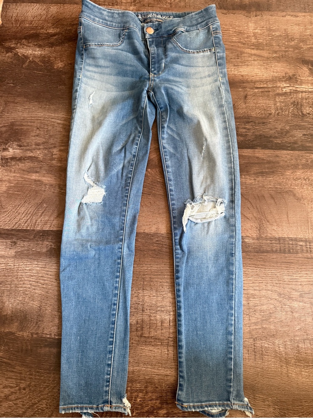 Light Blue Ripped Jeans